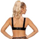 LateX Basic czarny top lateksowy z regulacją 2XL