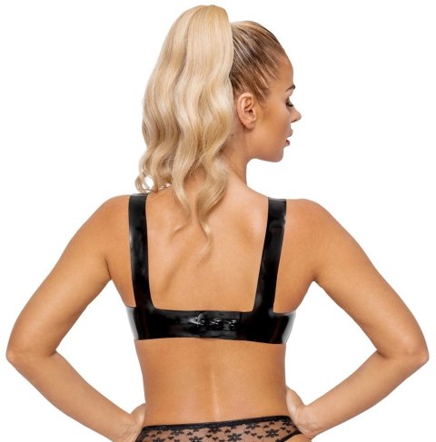 LateX Basic czarny top lateksowy z regulacją 2XL LateX Basic czarny top lateksowy z regulacją 2XL