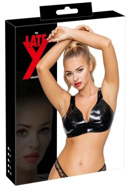 LateX Biustonosz Lateksowy Czarny L - Regulowany Top Fashion