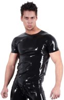 Late X Klasyczna Koszulka Lateksowa Czarna Unisex XL