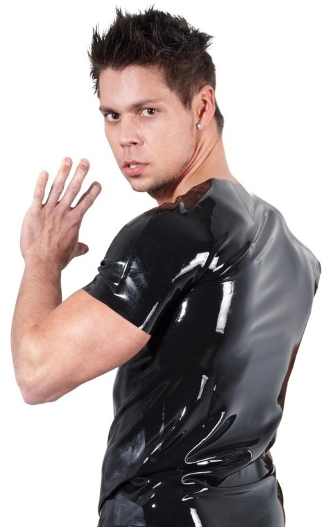 Late X Klasyczna Koszulka Lateksowa Czarna Unisex XL Late X Klasyczna Koszulka Lateksowa Czarna Unisex XL