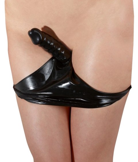 LateX Majtki Lateksowe z Elementem Anatomicznym Czarne S LateX Majtki Lateksowe z Elementem Anatomicznym Czarne S