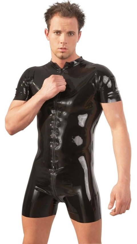 LateX Męski Kombinezon Krotki Czarny M 0,4mm Zamek 3-kierunkowy LateX Męski Kombinezon Krotki Czarny M 0,4mm Zamek 3-kierunkowy