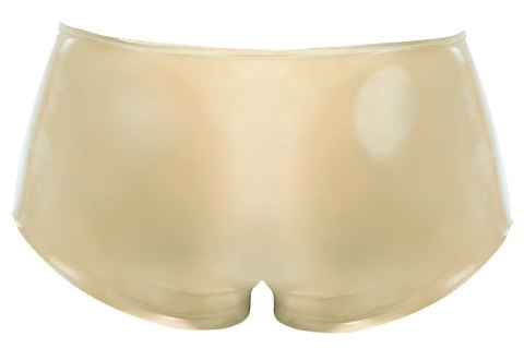 LateX Spodenki męskie przezroczyste S/M z anatomiczną osłoną, lateks LateX Spodenki męskie przezroczyste S/M z anatomiczną osłoną, lateks