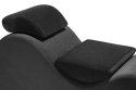 Liberator Esse - Leżanka relaksacyjna czarna, ergonomiczna, 162 cm