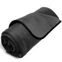 Liberator Fascinator Throw Czarna narzuta z mikrofibry 183x137cm