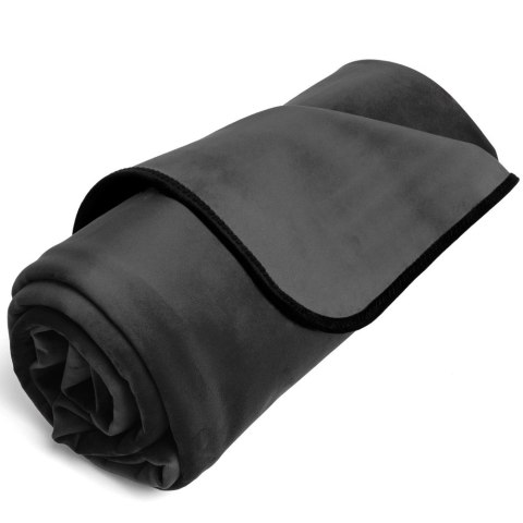 Liberator Fascinator Throw Czarna narzuta z mikrofibry 183x137cm Liberator Fascinator Throw Czarna narzuta z mikrofibry 183x137cm