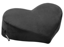 Liberator Heart Wedge Czarna poduszka anatomiczna klin 45,5x35,5x18 cm
