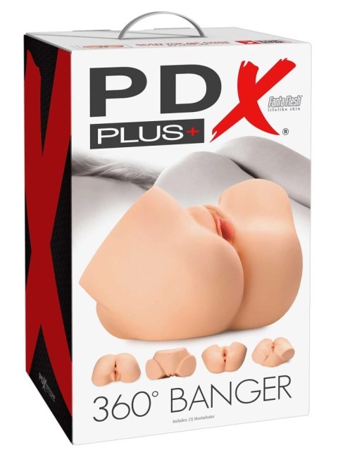 PDX Plus Banger Light - Model Torsu z Obrotem 360°, materiał Fanta Flesh PDX Plus Banger Light - Model Torsu z Obrotem 360°, materiał Fanta Flesh