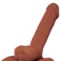 PDX Plus Perfect Ride Brown - Tors męski z ruchomym elementem, model anatomiczny