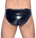 Black Level Slipy Męskie Czarny Połysk Zamek Przod 2XL