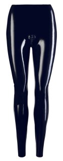 Late X Legginsy Lateksowe Czarny XL z 3-kierunkowym zamkiem