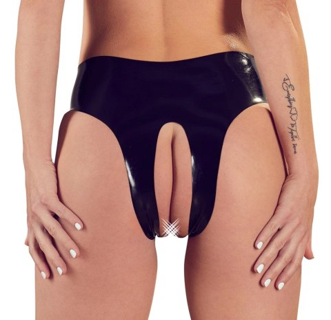 Late X Majtki Lateksowe Open-Crotch Czarny S-L Anatomiczne Late X Majtki Lateksowe Open-Crotch Czarny S-L Anatomiczne