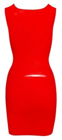 Late X Sukienka Mini Czerwona S Lateksowa Obcisła 0,4 mm