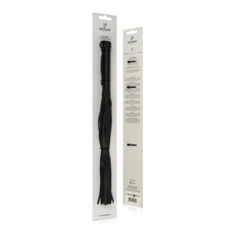 EasyToys Flogger czarny - model z ekoskory, uchwyt z pętlą EasyToys Flogger czarny - model z ekoskory, uchwyt z pętlą
