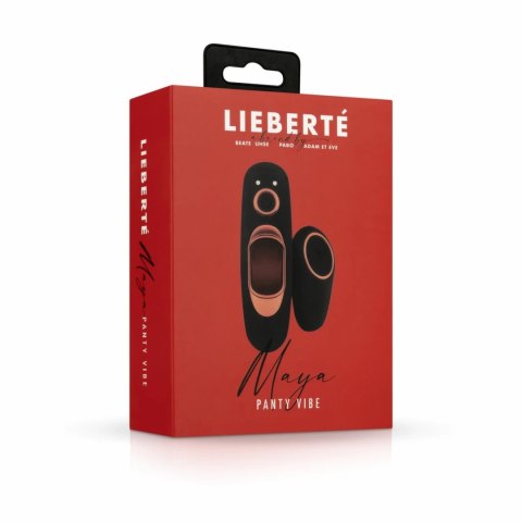 Lieberte Maya - Dyskretny stymulator bielizny z pilotem, fioletowy Lieberte Maya - Dyskretny stymulator bielizny z pilotem, fioletowy