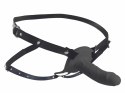 XR Brands Vibrating Silicone Sheath Black - system z pilotem, regulowany