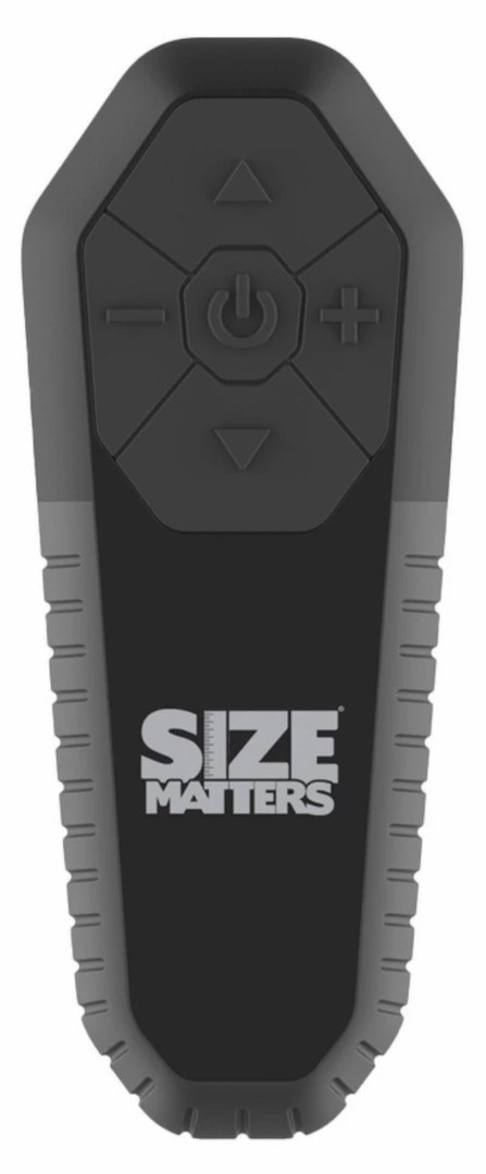 XR Brands Vibrating Silicone Sheath Black - system z pilotem, regulowany XR Brands Vibrating Silicone Sheath Black - system z pilotem, regulowany