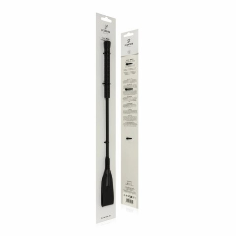Rimba Czarna Szpicruta Skorzana z Ergonomicznym Uchwytom 44 cm