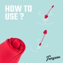 Teazers Rose - Dwustronny stymulator w kształcie róży