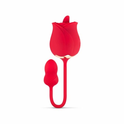 Teazers Rose - Dwustronny stymulator w kształcie róży Teazers Rose - Dwustronny stymulator w kształcie róży