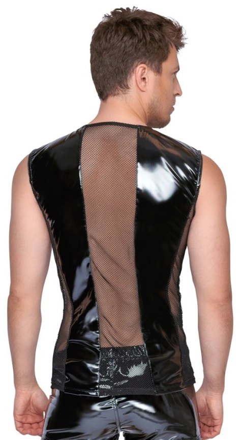 Black Level Koszulka Vinylowa Bez Rękawow z Siateczką L Czarna Black Level Koszulka Vinylowa Bez Rękawow z Siateczką L Czarna