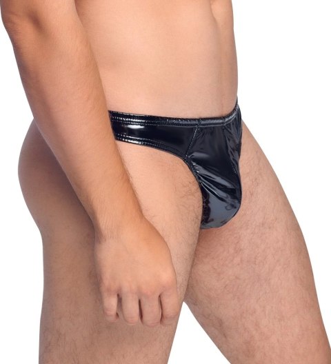 Black Level Stringi Męskie XL Czarny Połysk Bi-elastic Komfort Black Level Stringi Męskie XL Czarny Połysk Bi-elastic Komfort