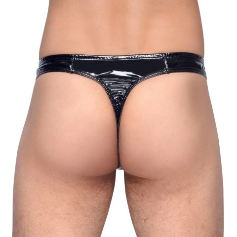 Black Level Stringi Męskie XL Czarny Połysk Bi-elastic Komfort Black Level Stringi Męskie XL Czarny Połysk Bi-elastic Komfort