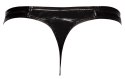 Black Level Stringi męskie S czarny połysk anatomiczny fason