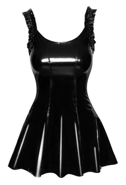 Noir Handmade Sukienka Winylowa Krotka Czarna M Rozkloszowana Noir Handmade Sukienka Winylowa Krotka Czarna M Rozkloszowana