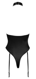 Black Level Body Vinylowe z Siateczką, Odsłonięte, 2XL, Czarny