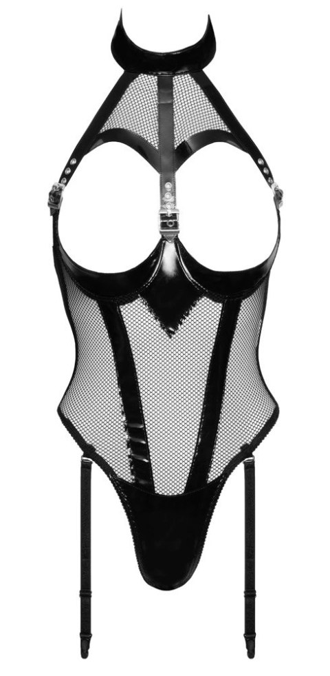 Black Level Body Winylowe z Siateczką XL - Regulowane Ramiączka Black Level Body Winylowe z Siateczką XL - Regulowane Ramiączka