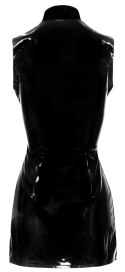 Black Level Sukienka Mini z Dwukierunkowym Zamkiem Czarna S