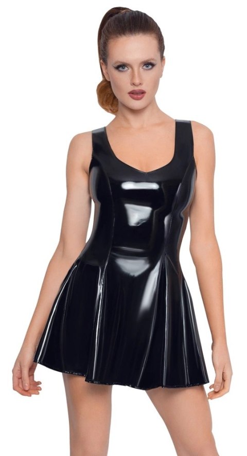 Black Level Sukienka Winylowa Czarna Bez Rękawow M Black Level Sukienka Winylowa Czarna Bez Rękawow M
