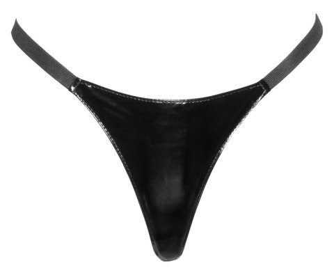 Black Level Stringi Vinylowe Czarny Połysk S/M Klasyczne Black Level Stringi Vinylowe Czarny Połysk S/M Klasyczne