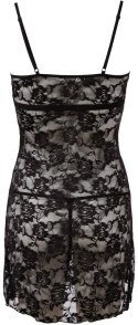 Cottelli Lingerie Koszulka Nocna Koronkowa + Stringi Czarna XL