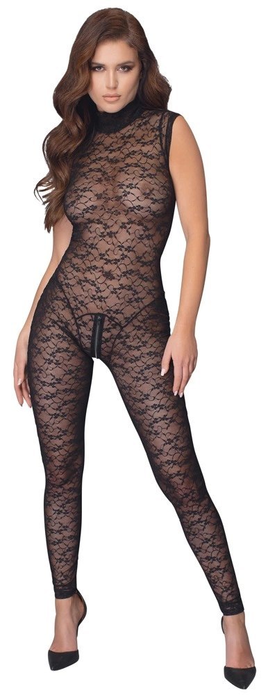 Cottelli Lingerie Kombinezon Koronkowy Czarny S Dwukierunkowy Zamek Cottelli Lingerie Kombinezon Koronkowy Czarny S Dwukierunkowy Zamek