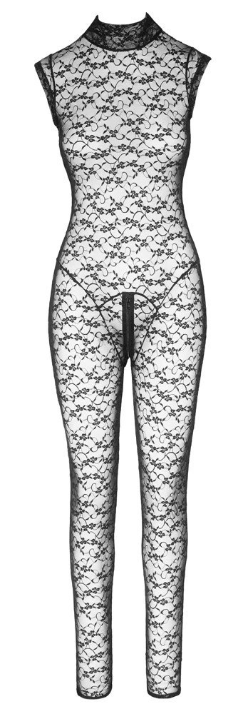 Cottelli Lingerie Kombinezon Koronkowy Czarny S Dwukierunkowy Zamek Cottelli Lingerie Kombinezon Koronkowy Czarny S Dwukierunkowy Zamek