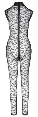 Cottelli Lingerie Kombinezon Koronkowy Czarny S Dwukierunkowy Zamek