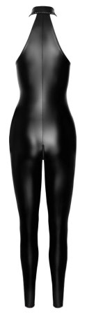 Noir Body Kombinezon Czarny Powerwetlook Kryształki Kołnierz M