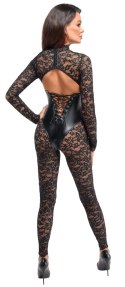 Noir Handmade Kombinezon Koronkowy z Gorsetem Matowym S