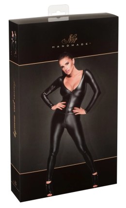 Noir Handmade Kombinezon Powerwetlook Czarny Dwukierunkowy Zamek L