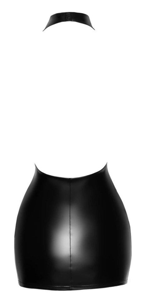 Noir Handmade Mini Sukienka Bez Plecow Czarna M Power Wet Look Noir Handmade Mini Sukienka Bez Plecow Czarna M Power Wet Look