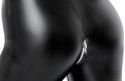Noir Powerwetlook Kombinezon Czarny Matowy Srebrny Zamek M