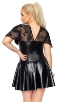 Noir Handmade Curves Sukienka Powerwetlook Czarna Rozmiar 5XL
