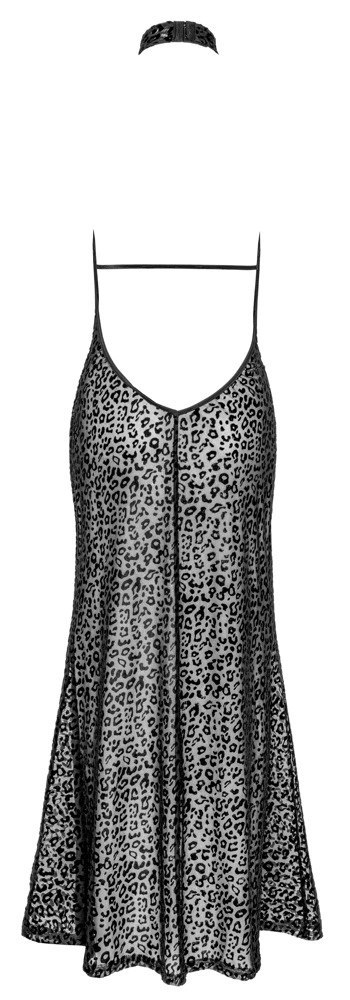 Noir Sukienka Leo Off-Shoulder Rozcięcie Powernet L Panterka Noir Sukienka Leo Off-Shoulder Rozcięcie Powernet L Panterka