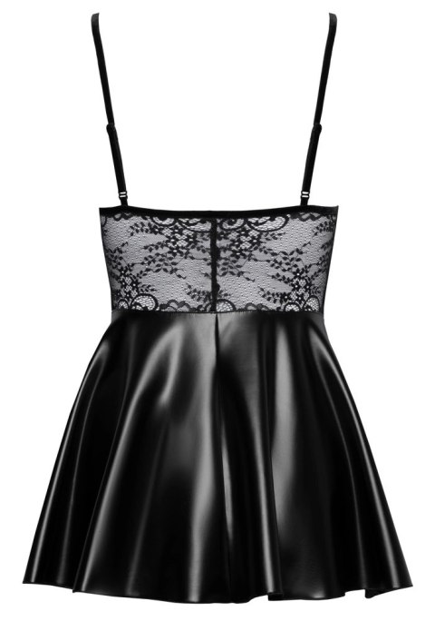 Noir Sukienka Mini Czarna z Koronką i Powerwetlook M Noir Sukienka Mini Czarna z Koronką i Powerwetlook M