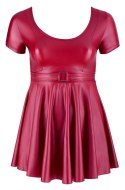 Cottelli CURVES Mini sukienka z dekoltem, czerwona, rozmiar L