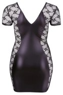 Cottelli CURVES sukienka z zamkiem, koronka, krotki rękaw, XL