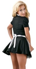 Cottelli Costumes Stroj Kelnerki XL - czarno-biały z fartuszkiem